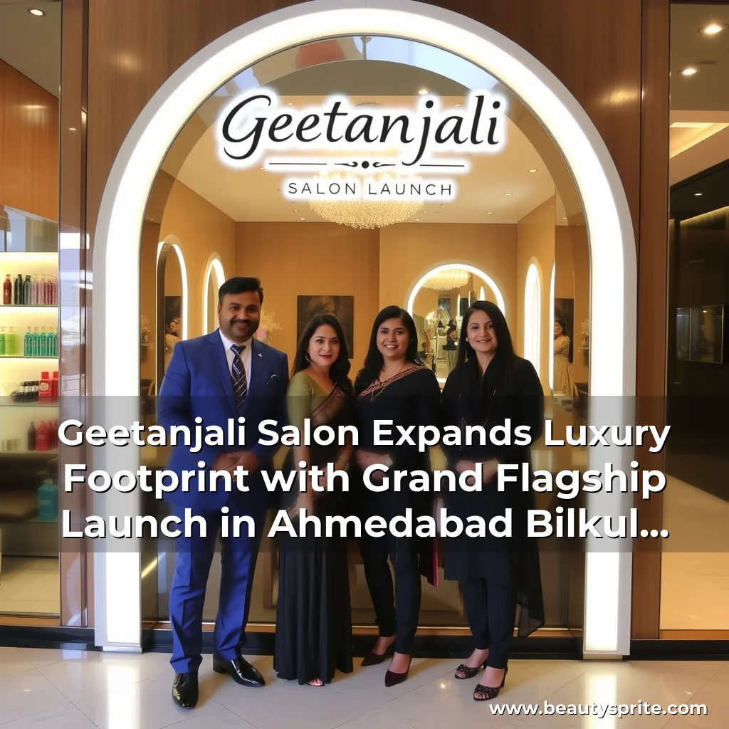 Read more about the article Geetanjali Salon Expands Luxury Footprint with Grand Flagship Launch in Ahmedabad  Bilkul Online