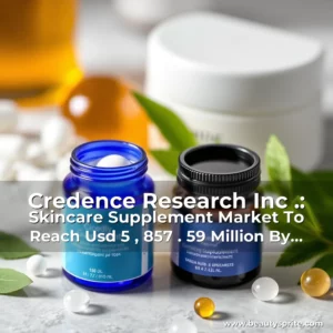 Read more about the article Credence Research Inc .: Skincare Supplement Market To Reach Usd 5 , 857 . 59 Million By 2032 , Growing At A 8 . 50 % Cagr, Says A New Report By Grand View Research, Inc.