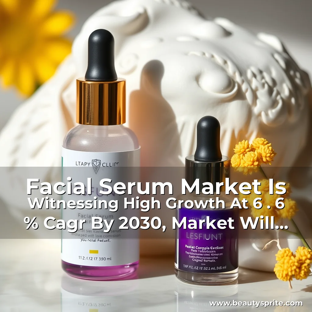 You are currently viewing Facial Serum Market Is Witnessing High Growth At 6 . 6 % Cagr By 2030, Market Will Reach Usd 3, 5 Billion!