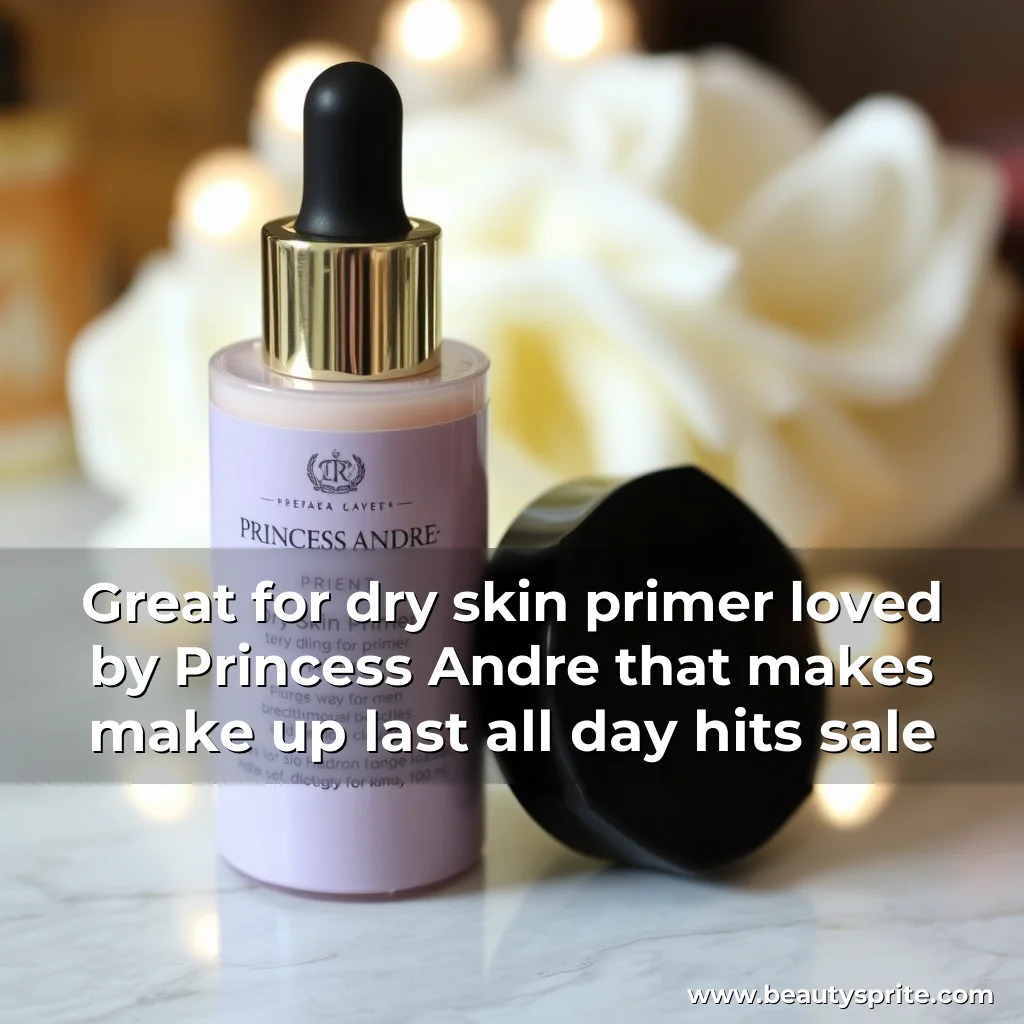 Read more about the article Great for dry skin primer loved by Princess Andre that makes make  up last all day hits sale