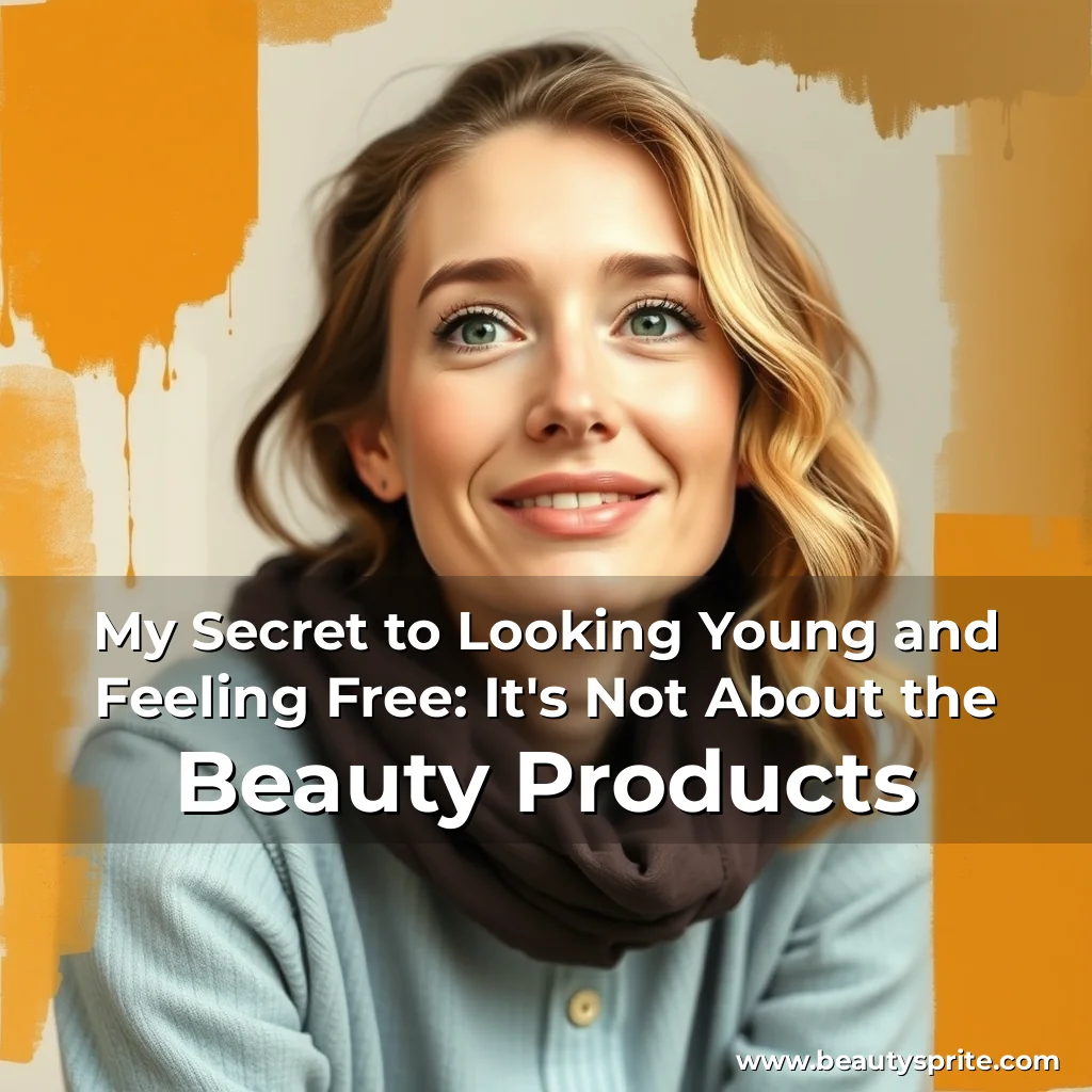 Read more about the article My Secret to Looking Young and Feeling Free: It’s Not About the Beauty Products