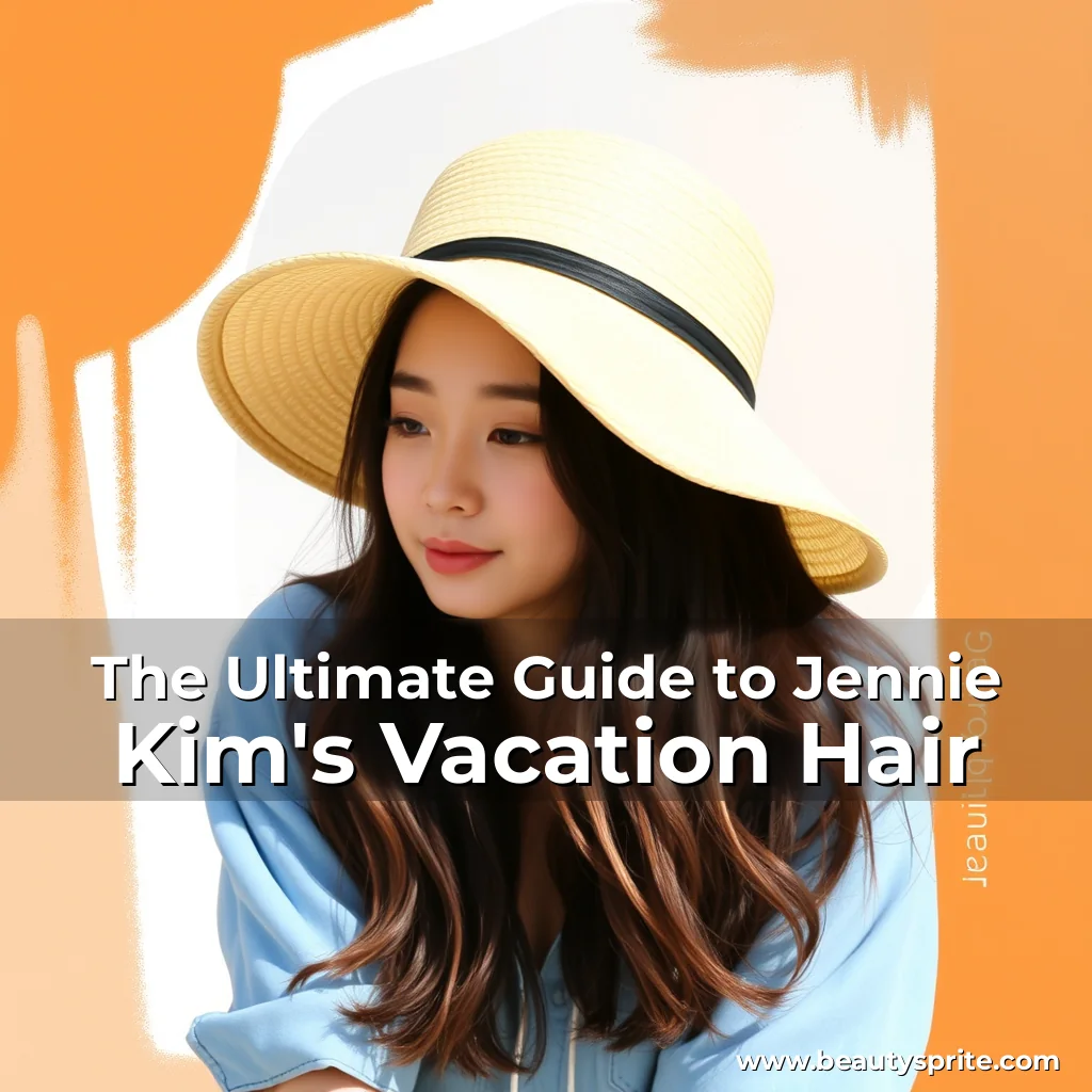 Artistic representation for The Ultimate Guide to Jennie Kim's Vacation Hair
