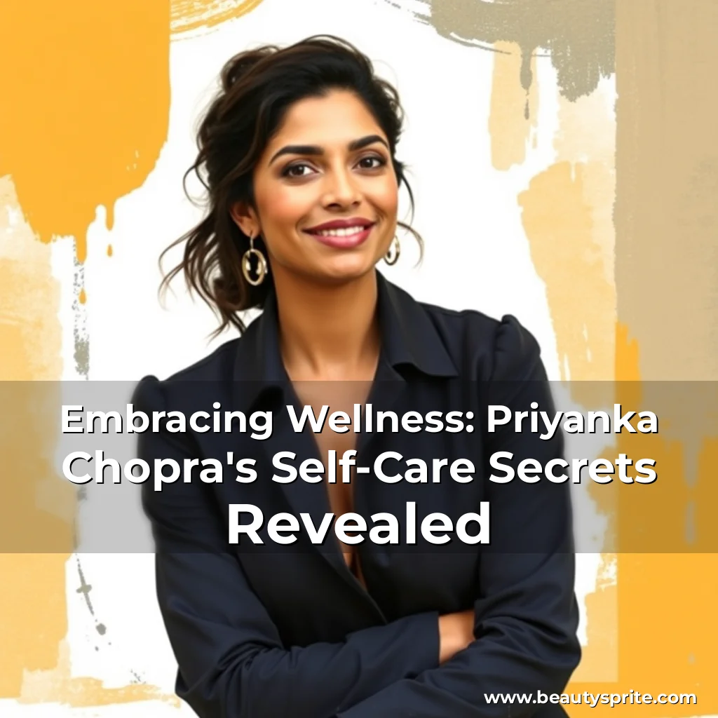 Read more about the article Embracing Wellness: Priyanka Chopra’s Self-Care Secrets Revealed