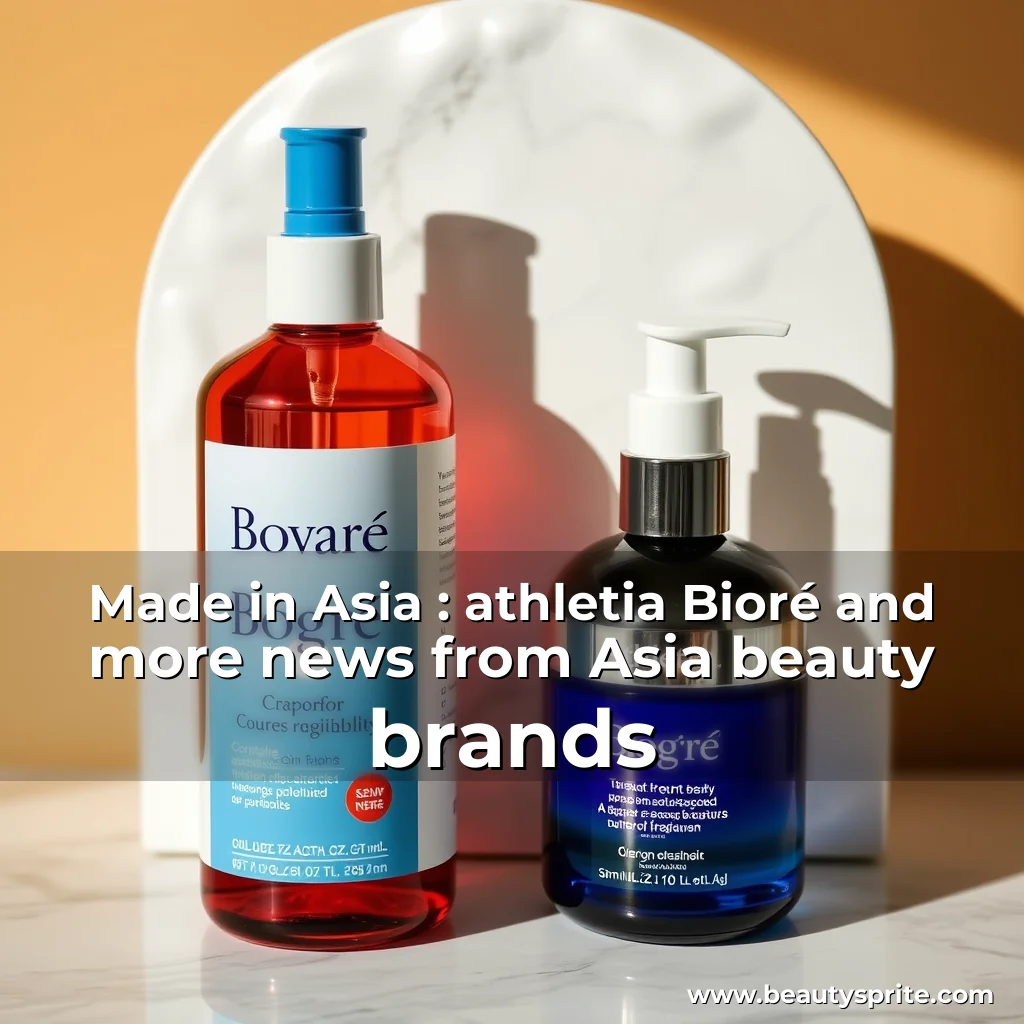 Read more about the article Made in Asia : athletia  Bioré and more news from Asia beauty brands