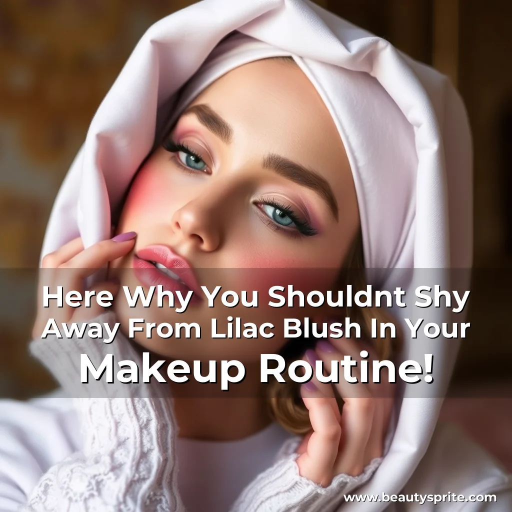 You are currently viewing Here Why You Shouldnt Shy Away From Lilac Blush In Your Makeup Routine!
