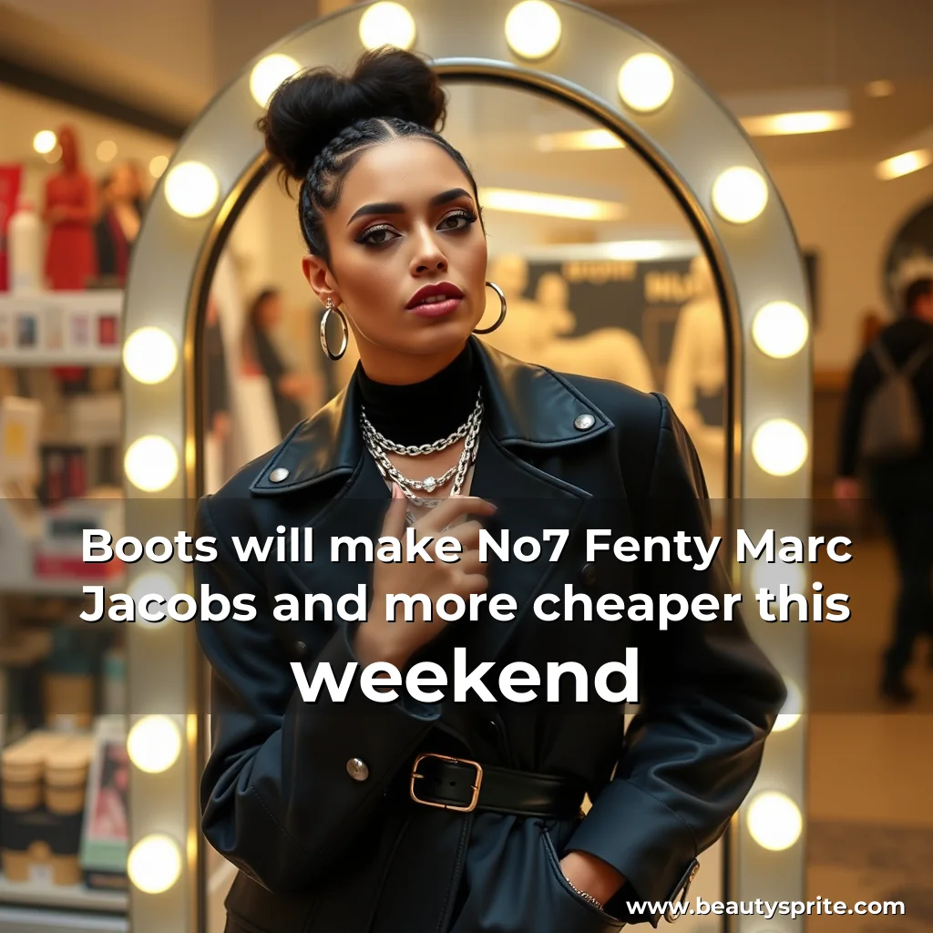 You are currently viewing Boots will make No7  Fenty  Marc Jacobs and more cheaper this weekend