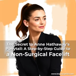 Read more about the article The Secret to Anne Hathaway’s Ponytail: A Step-by-Step Guide to a Non-Surgical Facelift