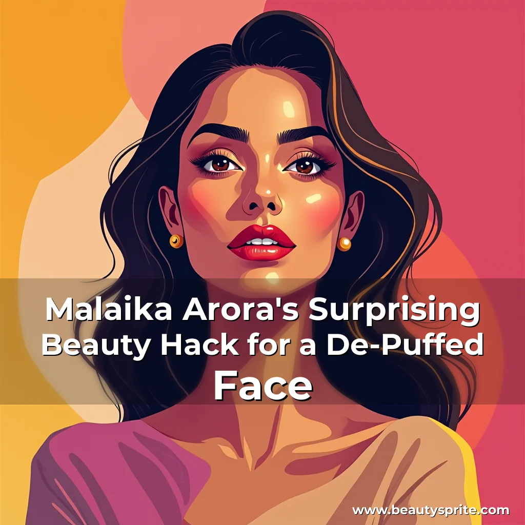 Read more about the article Malaika Arora’s Surprising Beauty Hack for a De-Puffed Face