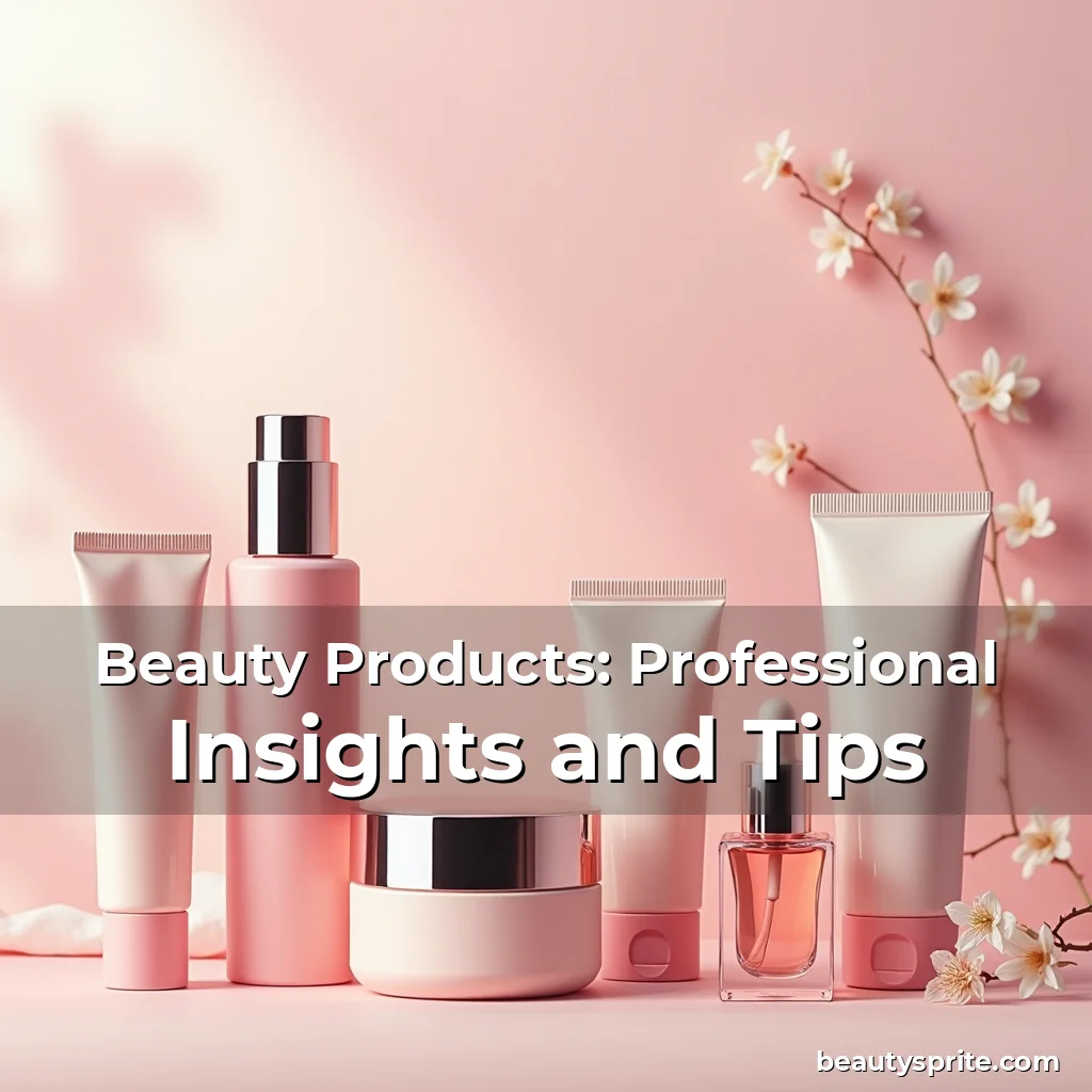 Read more about the article Beauty Products: Professional Insights and Tips