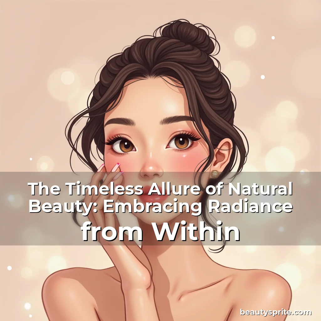 Read more about the article The Timeless Allure of Natural Beauty: Embracing Radiance from Within