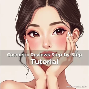 Artistic representation for Cosmetic Reviews Step-by-Step Tutorial