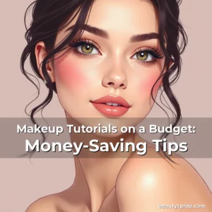 Artistic representation for Makeup Tutorials on a Budget: Money-Saving Tips
