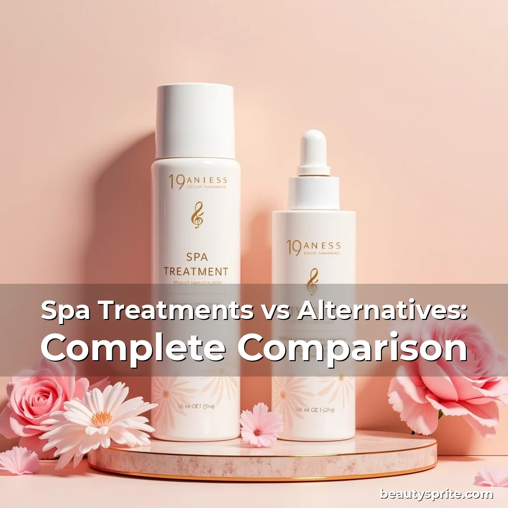 Artistic representation for Spa Treatments vs Alternatives: Complete Comparison