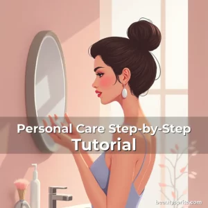 Artistic representation for Personal Care Step-by-Step Tutorial