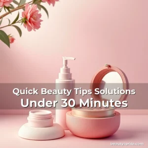 Read more about the article Quick Beauty Tips Solutions Under 30 Minutes