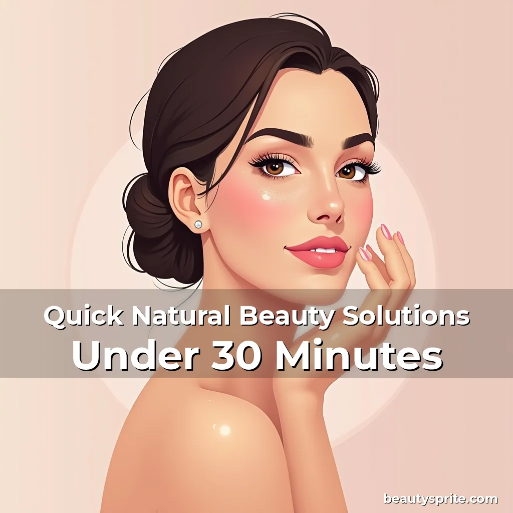 Read more about the article Quick Natural Beauty Solutions Under 30 Minutes