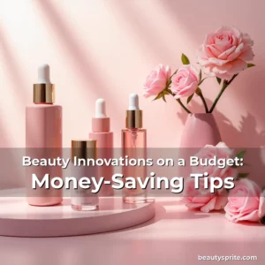 Artistic representation for Beauty Innovations on a Budget: Money-Saving Tips