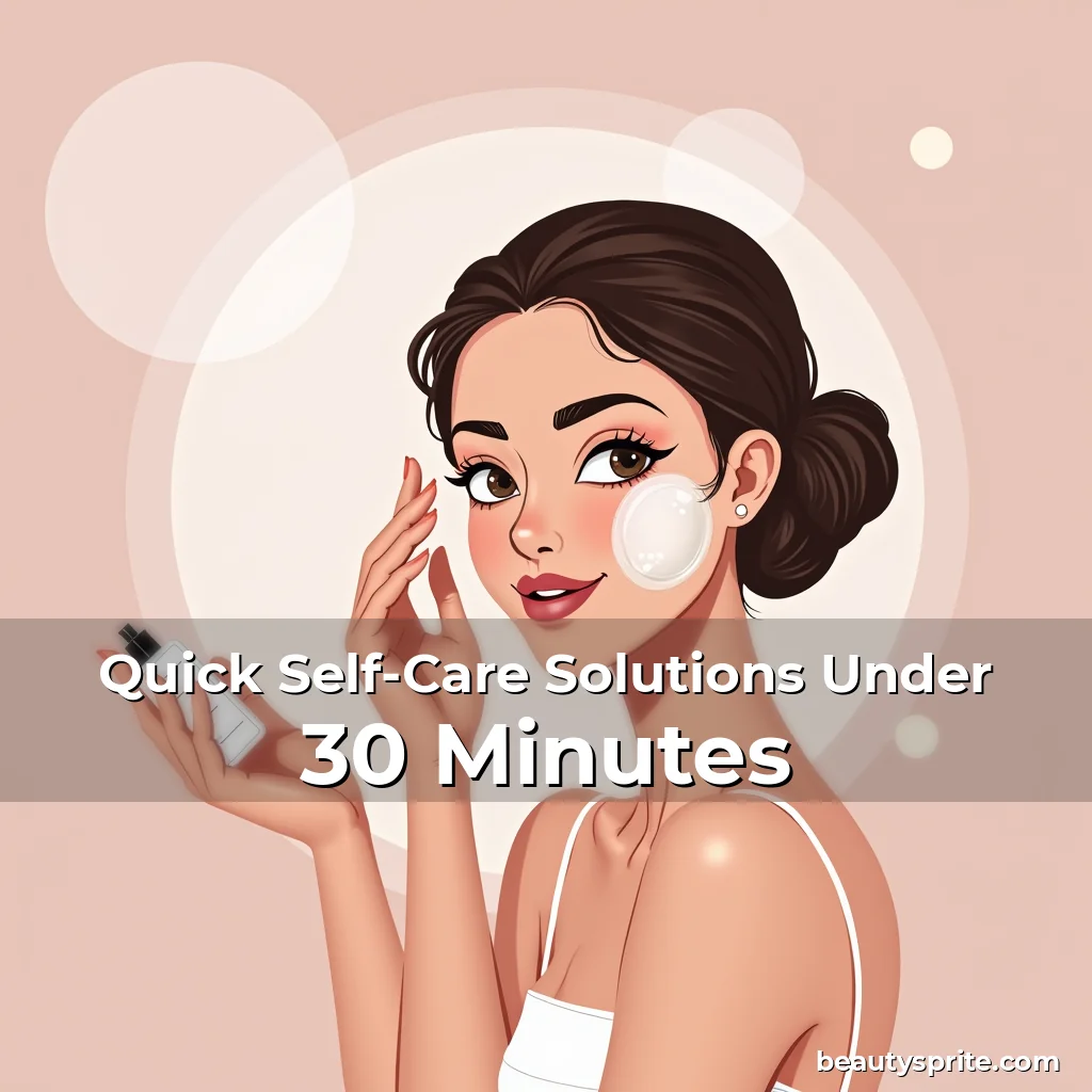 Read more about the article Quick Self-Care Solutions Under 30 Minutes