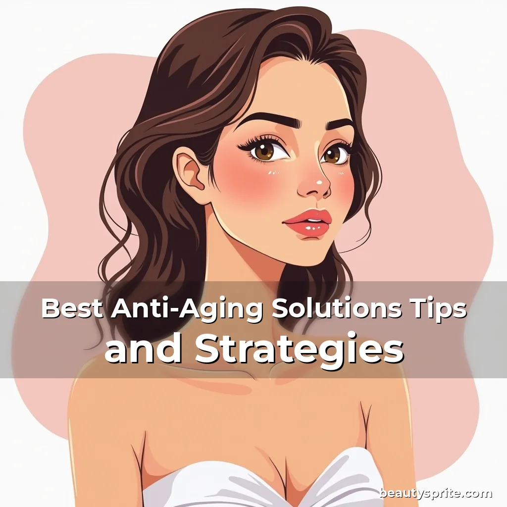 Artistic representation for Best Anti-Aging Solutions Tips and Strategies