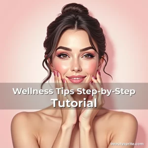 Artistic representation for Wellness Tips Step-by-Step Tutorial