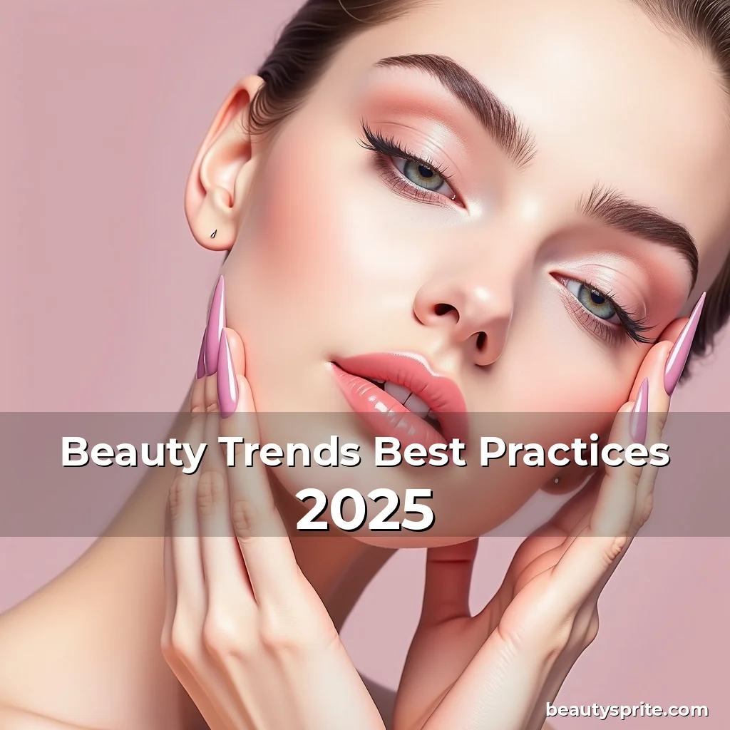 Artistic representation for Beauty Trends Best Practices 2025
