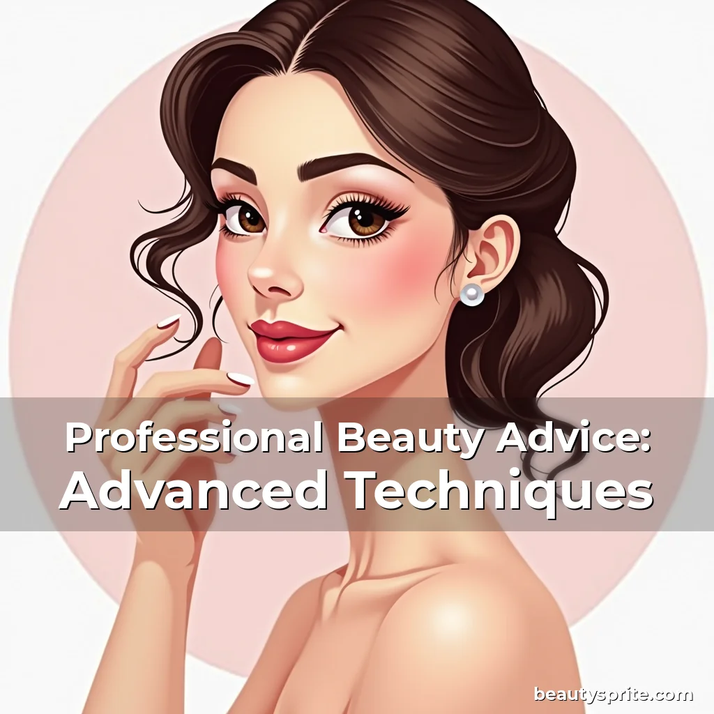 Artistic representation for Professional Beauty Advice: Advanced Techniques