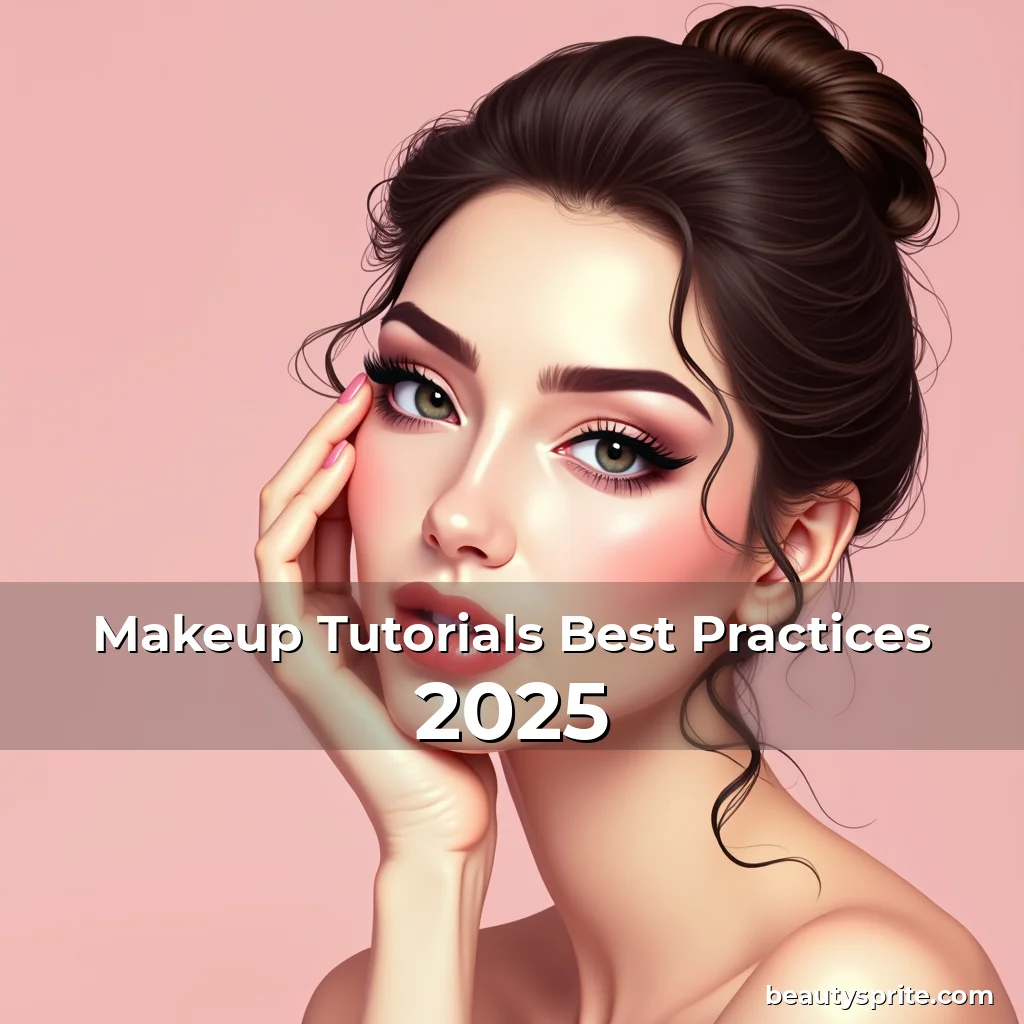 Artistic representation for Makeup Tutorials Best Practices 2025