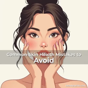 Artistic representation for Common Skin Health Mistakes to Avoid