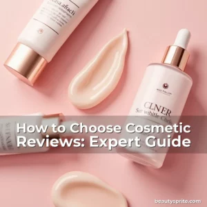 Artistic representation for How to Choose Cosmetic Reviews: Expert Guide