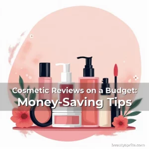 Artistic representation for Cosmetic Reviews on a Budget: Money-Saving Tips