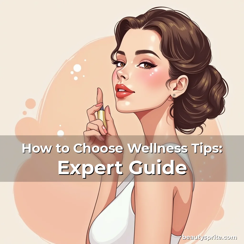 Artistic representation for How to Choose Wellness Tips: Expert Guide