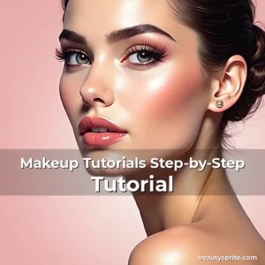 Artistic representation for Makeup Tutorials Step-by-Step Tutorial