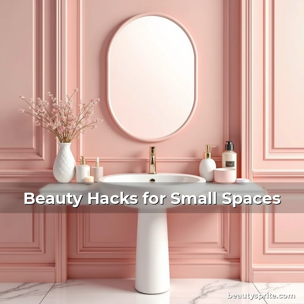 Artistic representation for Beauty Hacks for Small Spaces