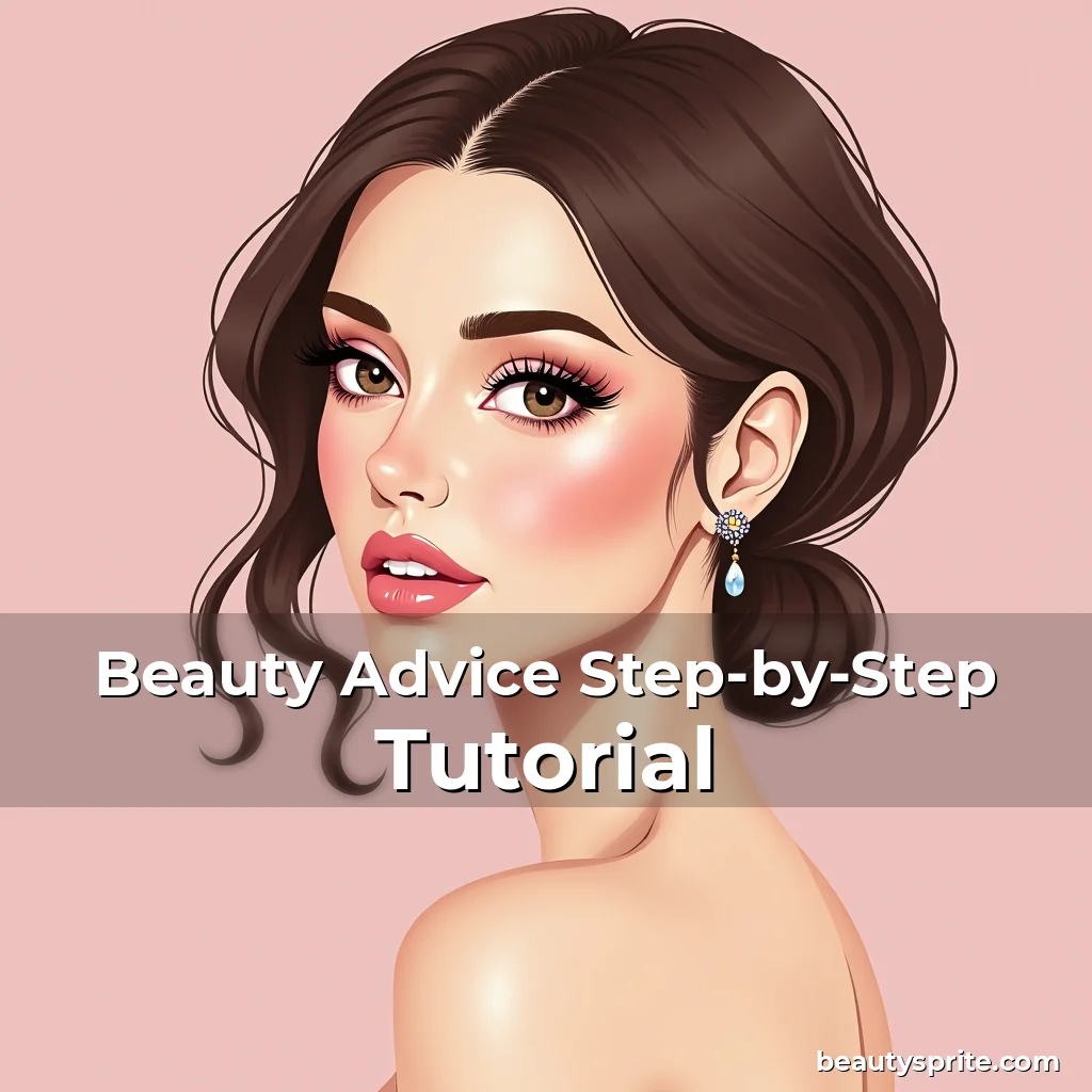 Artistic representation for Beauty Advice Step-by-Step Tutorial