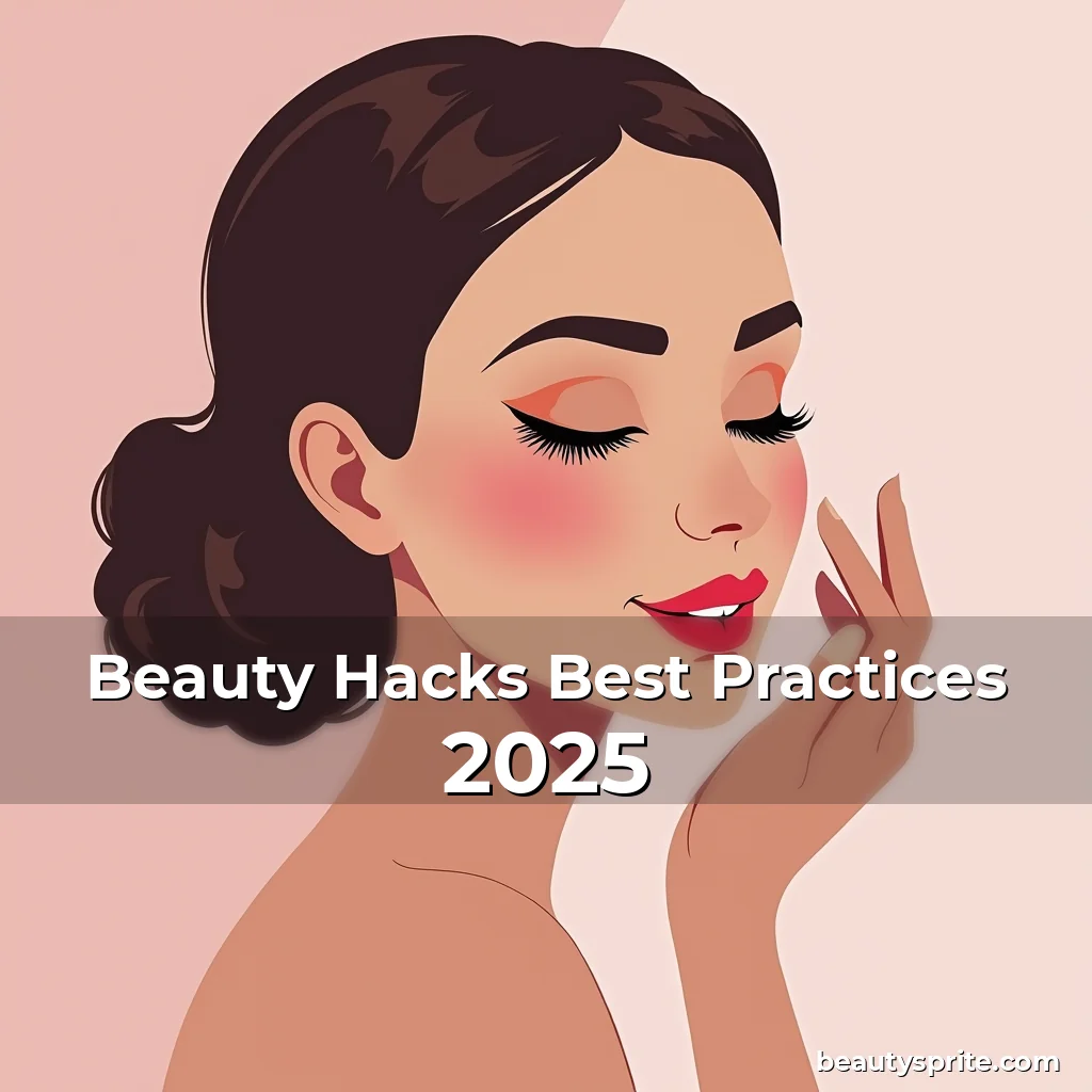 Artistic representation for Beauty Hacks Best Practices 2025