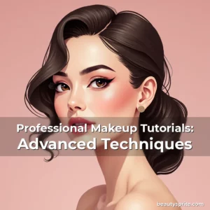 Artistic representation for Professional Makeup Tutorials: Advanced Techniques