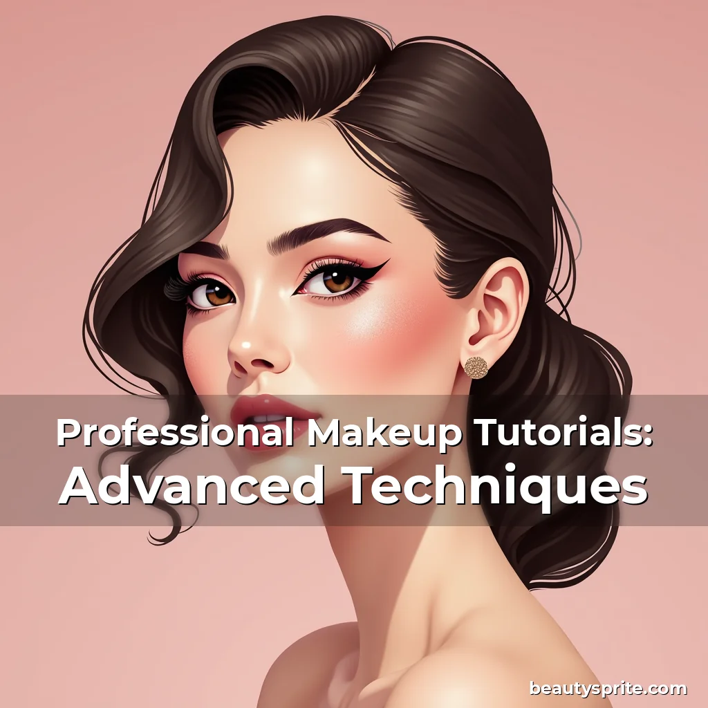 Artistic representation for Professional Makeup Tutorials: Advanced Techniques
