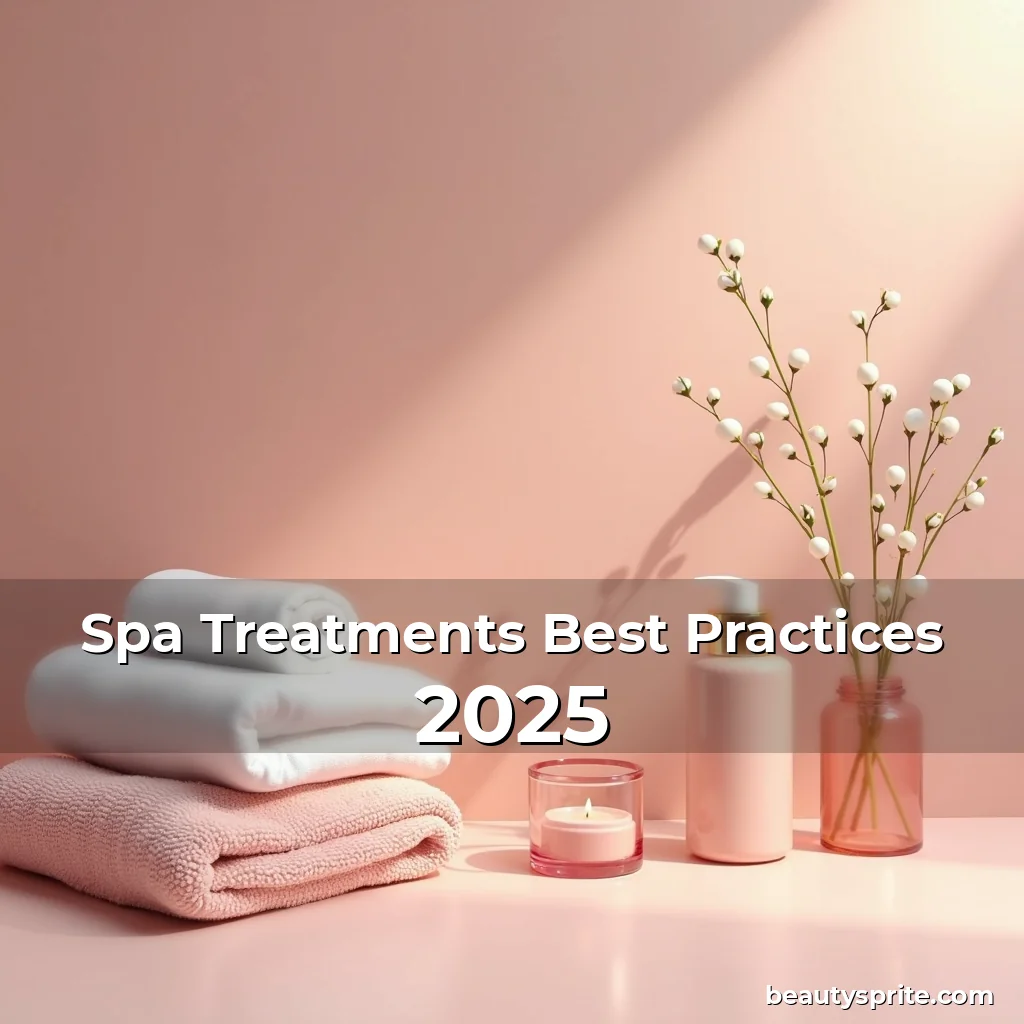 Artistic representation for Spa Treatments Best Practices 2025