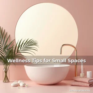 Artistic representation for Wellness Tips for Small Spaces