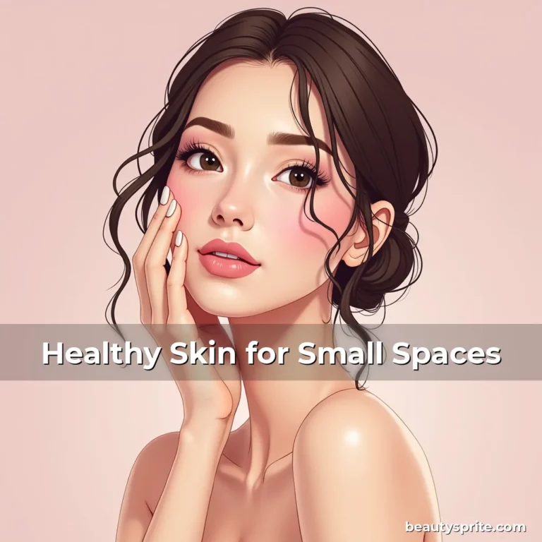 Artistic representation for Healthy Skin for Small Spaces