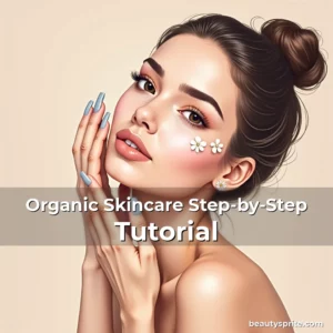 Artistic representation for Organic Skincare Step-by-Step Tutorial