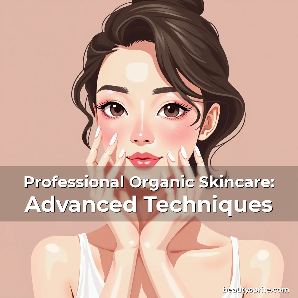 Artistic representation for Professional Organic Skincare: Advanced Techniques