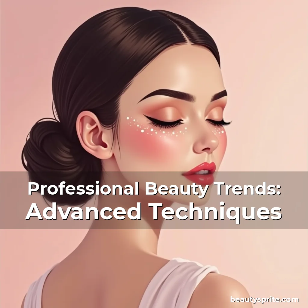 Artistic representation for Professional Beauty Trends: Advanced Techniques
