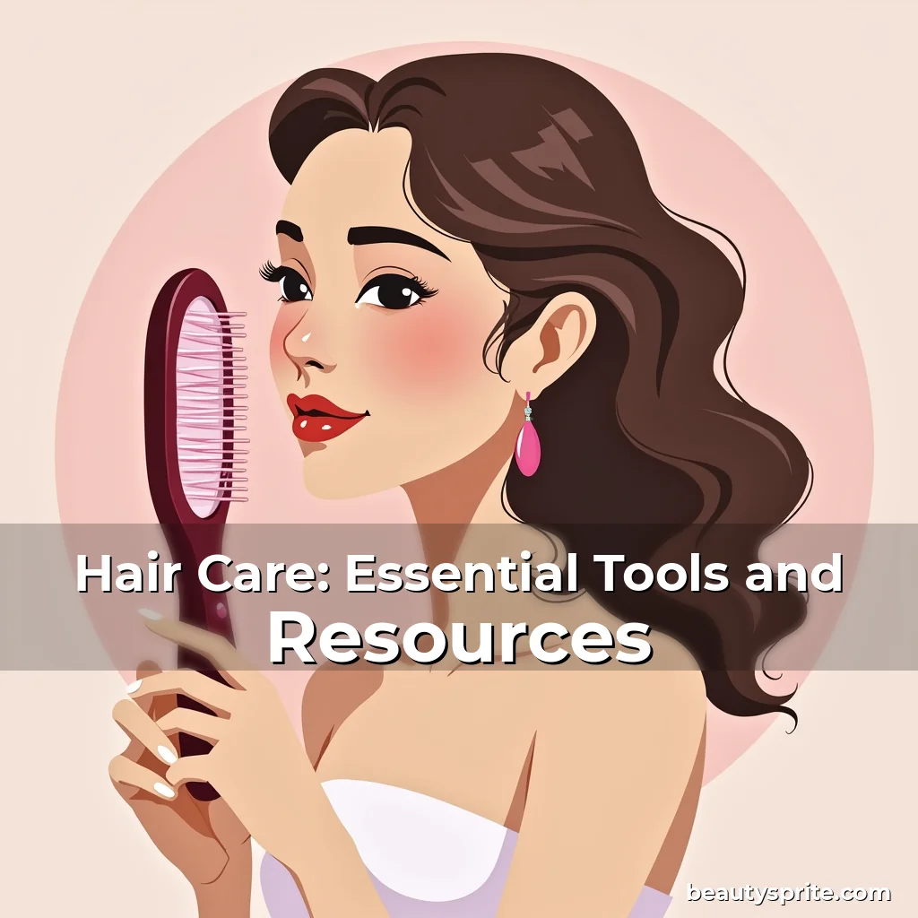 Artistic representation for Hair Care: Essential Tools and Resources