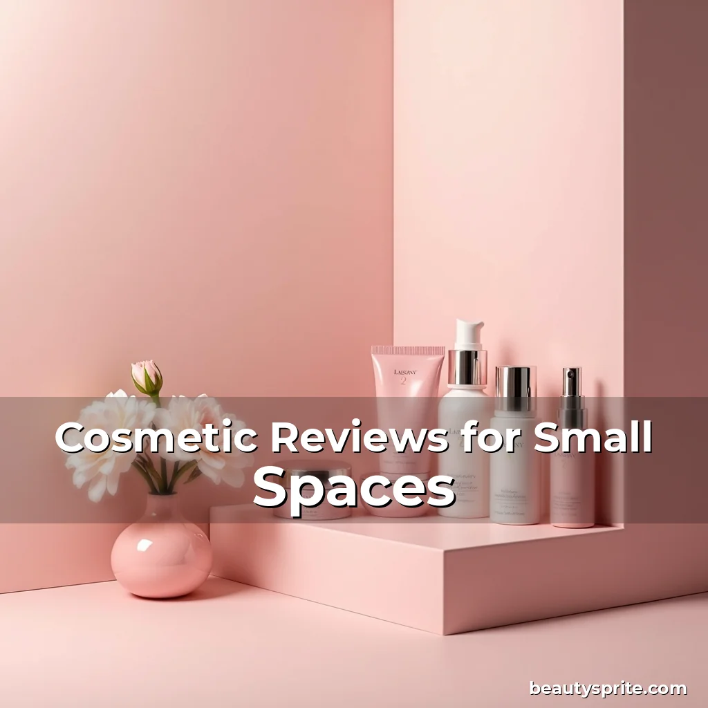 Artistic representation for Cosmetic Reviews for Small Spaces