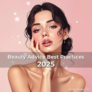 Artistic representation for Beauty Advice Best Practices 2025