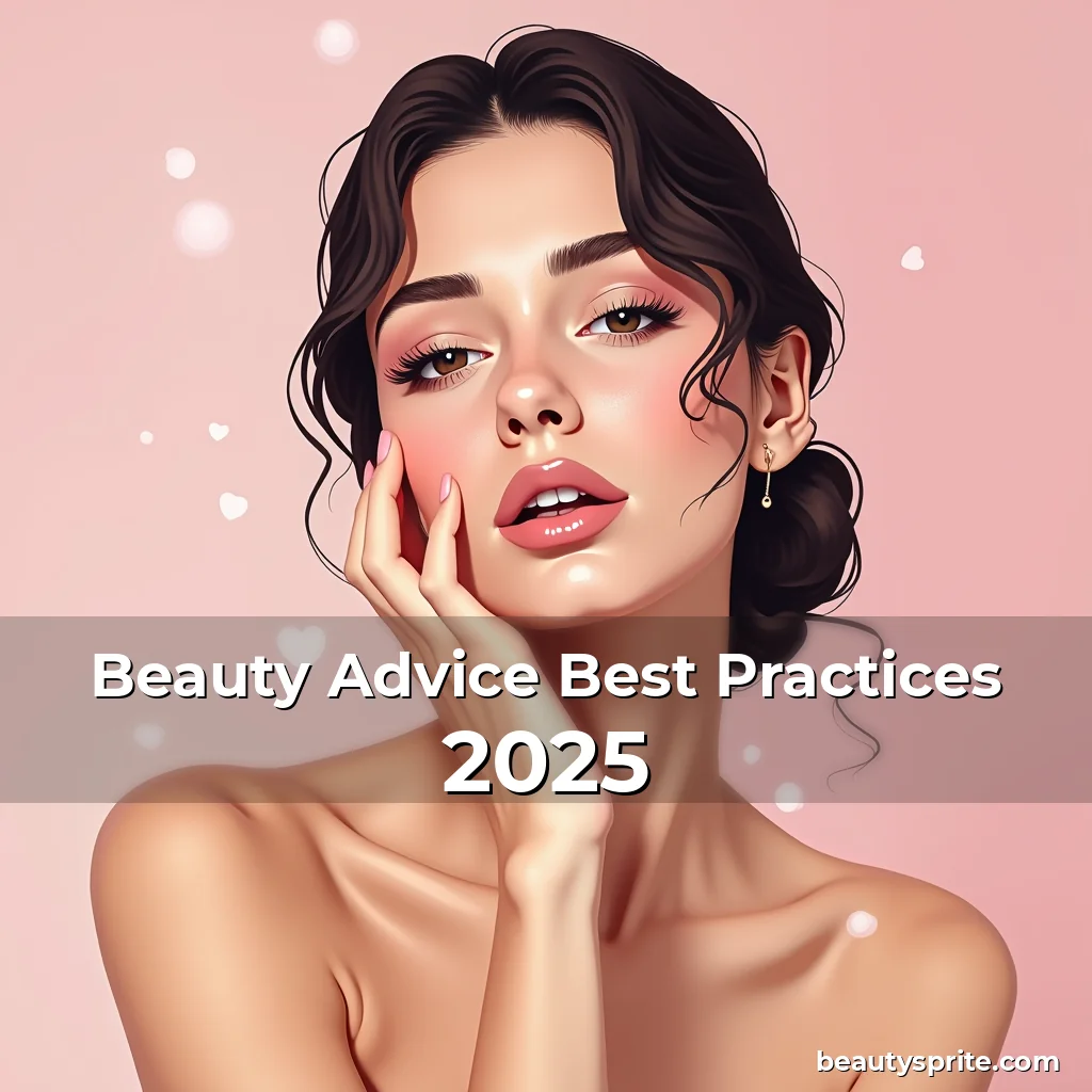 Artistic representation for Beauty Advice Best Practices 2025