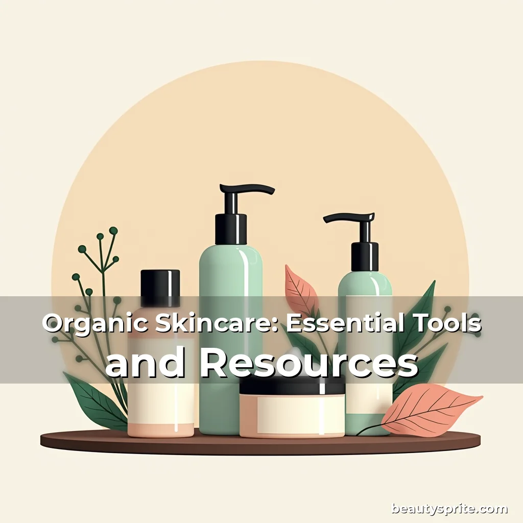 Artistic representation for Organic Skincare: Essential Tools and Resources