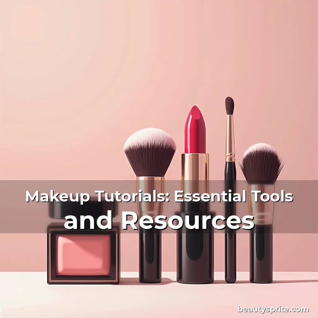Artistic representation for Makeup Tutorials: Essential Tools and Resources