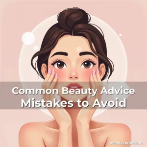 Artistic representation for Common Beauty Advice Mistakes to Avoid